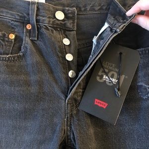 Levi’s 501 Black Skinny Jeans
